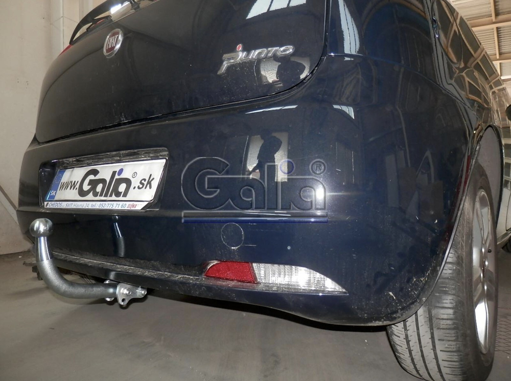 Фаркоп оцинкованный Galia F101A для Opel Corsa D 2006-2014, FIAT Grande Punto 2005-2010, Grande Punto Evo 2005-2010, Alfa Romeo MiTo 2008-2018(паспорт и сертификат в комплекте)(без электрики)