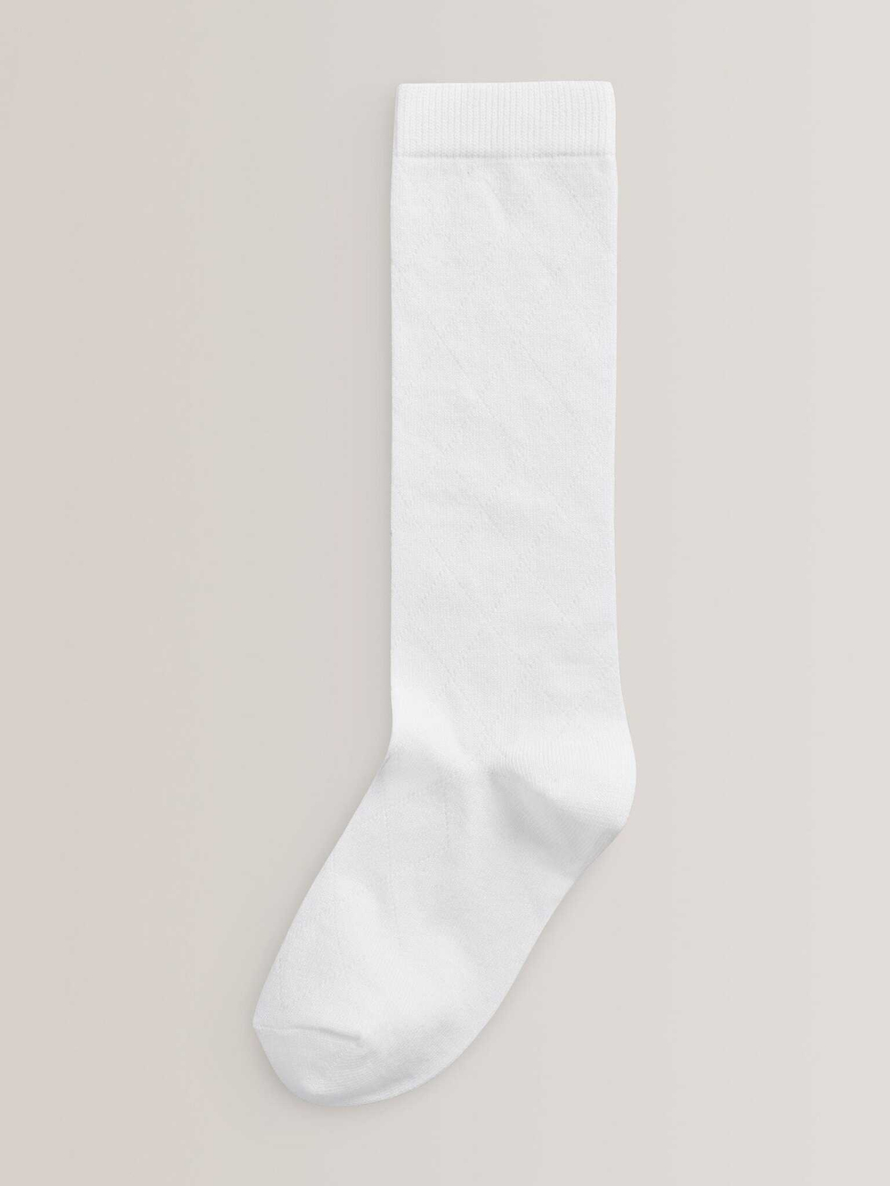 Гольфы хлопковые для девочки Next 731-582, 3 шт., Белый