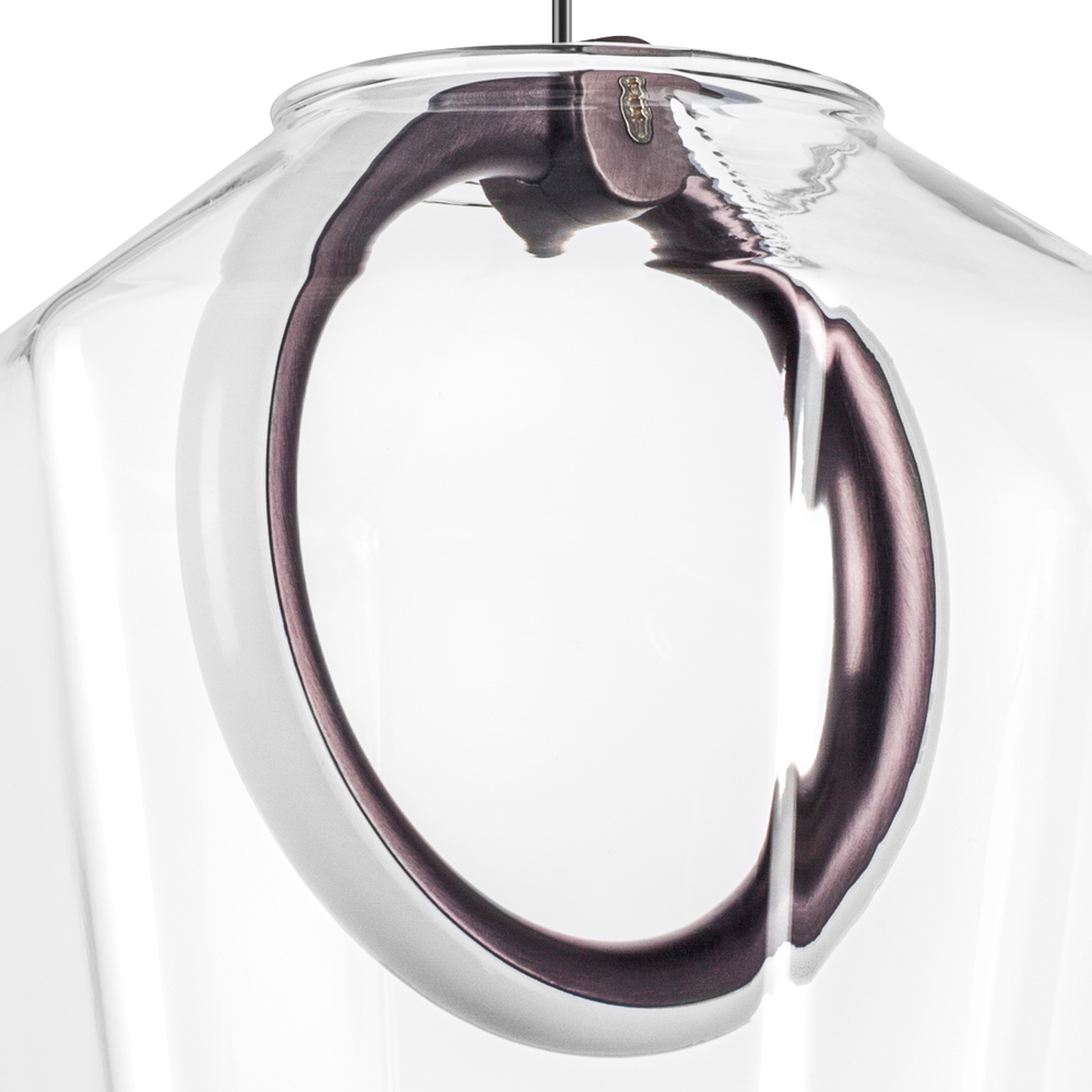 796110 Люстра CARAMELLO LED 6W 130LM КОФЕЙНЫЙ/ПРОЗРАЧНЫЙ 3000K