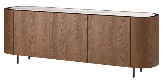 LITON, Комод, керамика матовая, тёмный орех