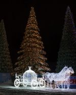 Уличная елка ствольная "Таежная" (пвх) от 11 до 21 м