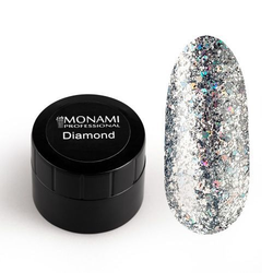 Гель-лак Diamond Silver Star (платиновый) 5 гр Monami