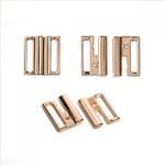 Пряжка-застежка для купальников металл 20.0 мм, 120SW, цв.золото уп.10 шт