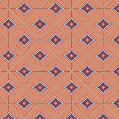 Ромбы на карамельном фоне