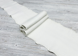 Praga Matt Snow (0,8-1,0 мм), натуральная кожа питона