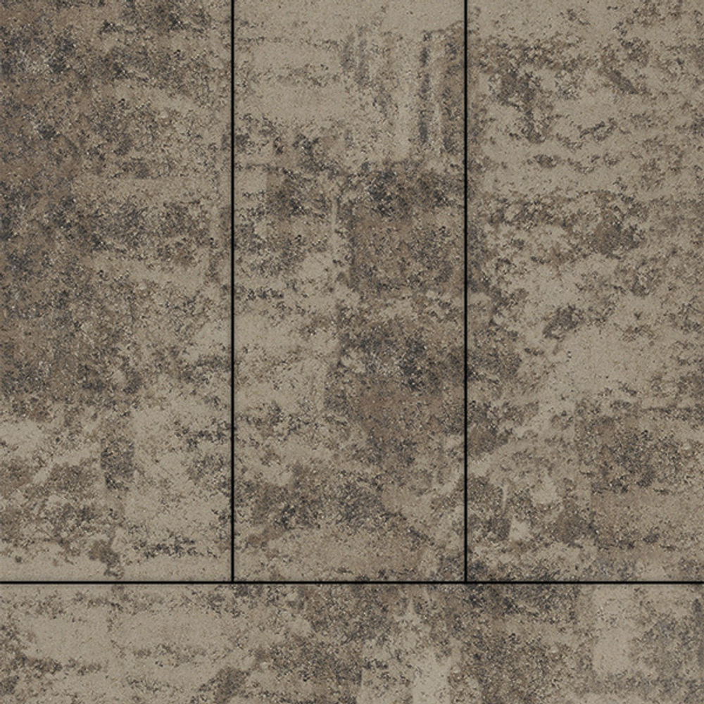 Тротуарная плитка ПРЯМОУГОЛЬНИК 900х300 мм - Листопад гладкий Старый замок