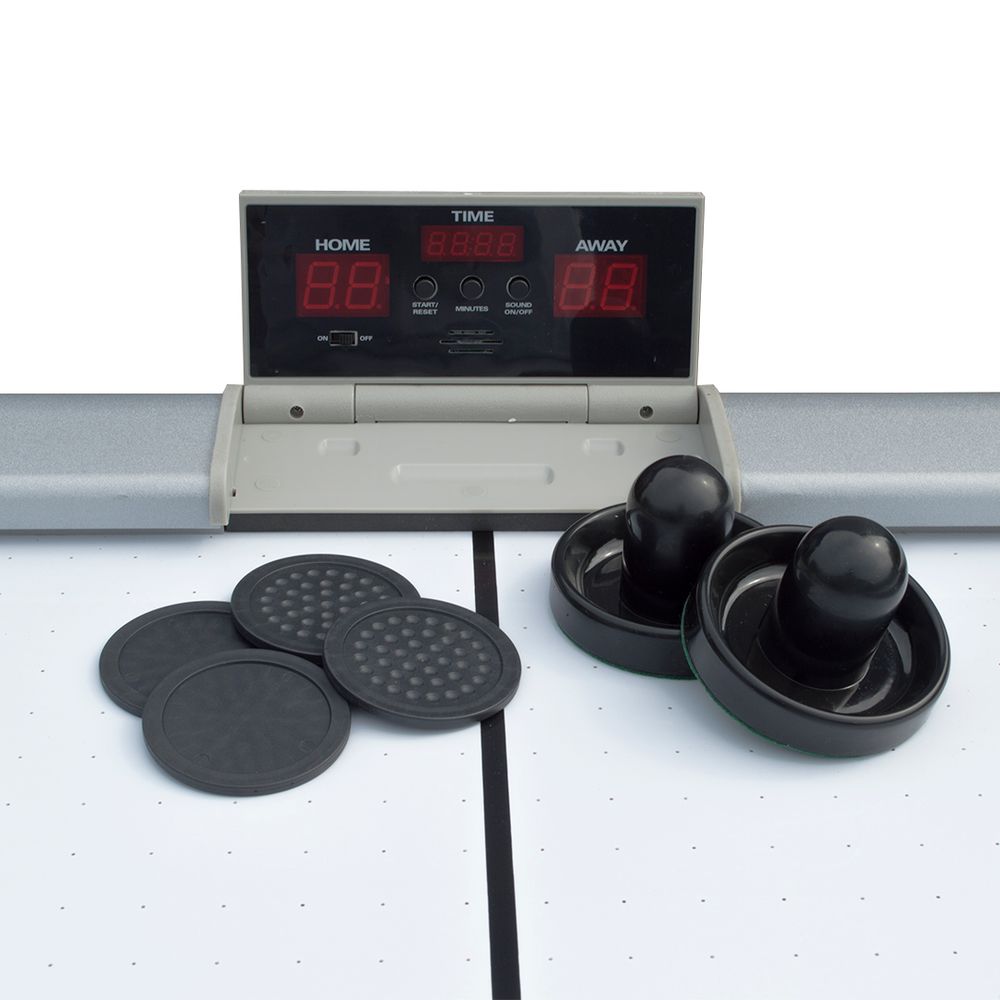 Аэрохоккей "ATOM" 7 ф (213,4 х 122 х 81,3 см, черный)