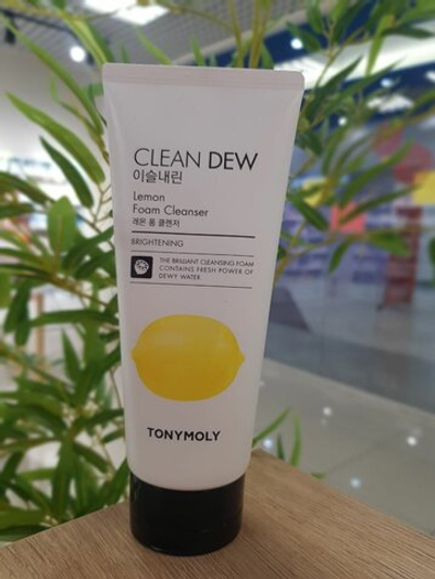 Пенка для лица Tony Moly Clean Dew Seed Foam Cleanser Lemon (Лимон) 180 мл.