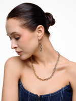 Серьги "Pin" Bicolor