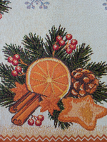 Гобеленовая столешница Апельсинки 45х100