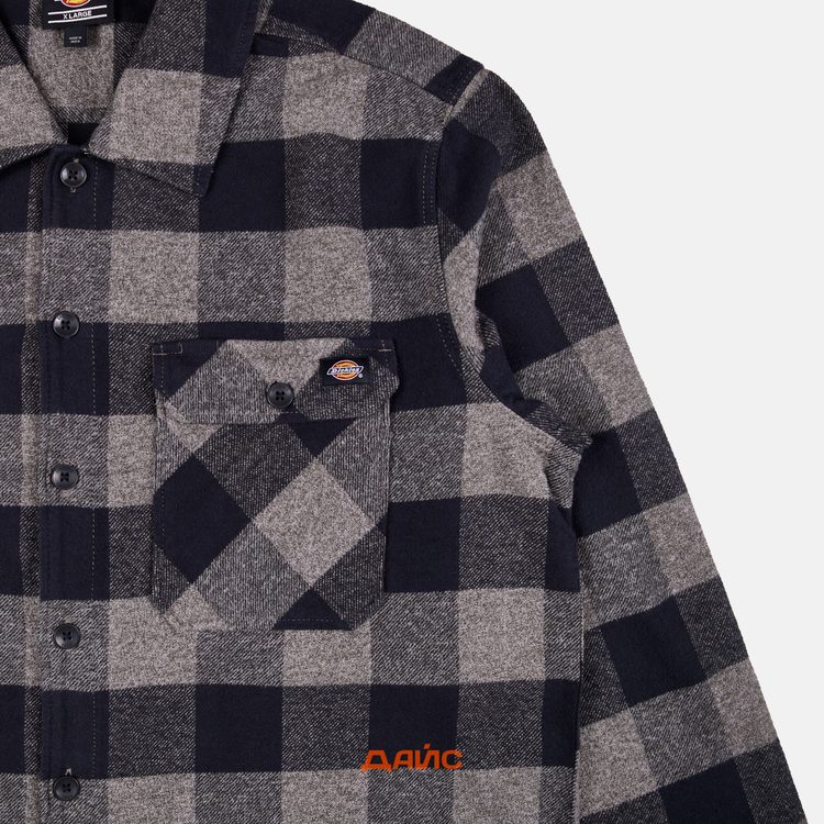 Рубашка мужская Dickies Sacramento Long Sleeve Shirt артикул:WLR23PBY - купить в магазине Дайс