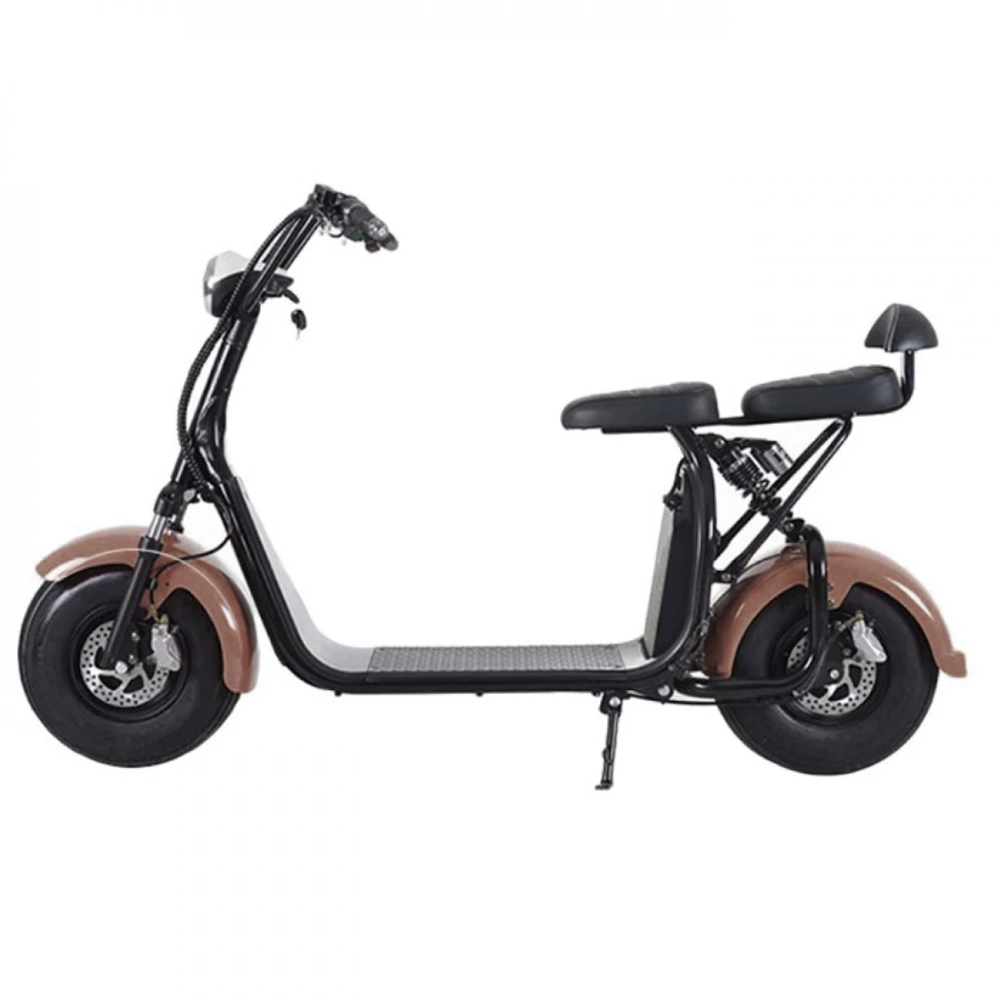 Электроскутер Citycoco GT X7 (2000W) Коричневый