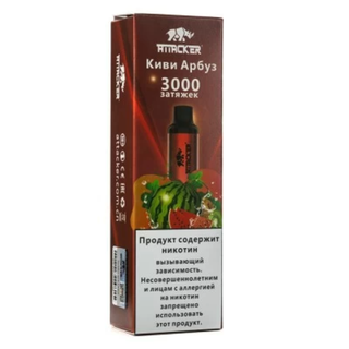 Купить Одноразовый Pod Attacker - Киви Арбуз (3000 затяжек)