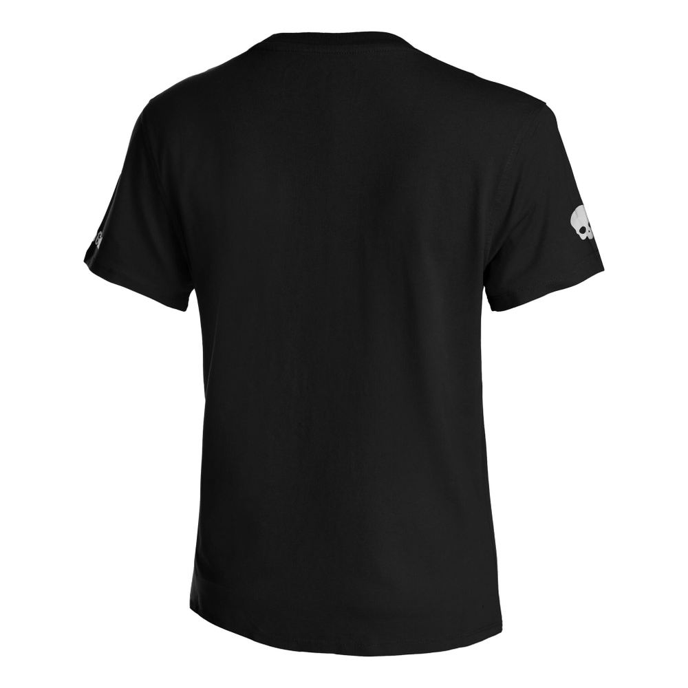Мужское теннисное поло Hydrogen Court T-Shirt - Black, Multicoloured