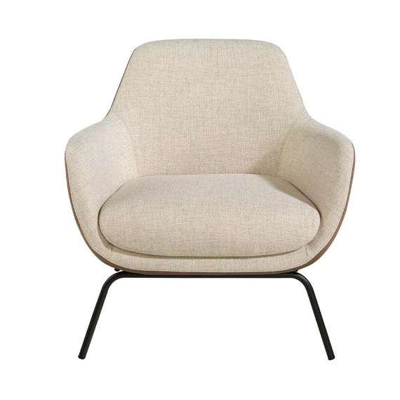 Кресло Angel Cerda 5099 с обивкой из ткани и экокожи