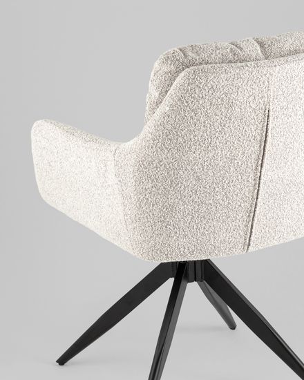 Стул обеденный поворотный Amy светло-серый