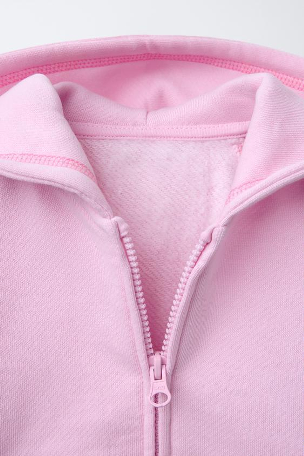 ZARA БАЗОВАЯ ХУДИ, МЯГКИЙ РОЗОВЫЙ