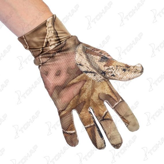 Перчатки Helios трикотажные КМФ лес р. XL