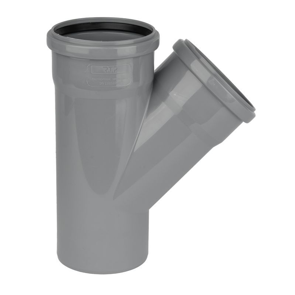 Тройник канализационный RTP 110х110 мм 45°