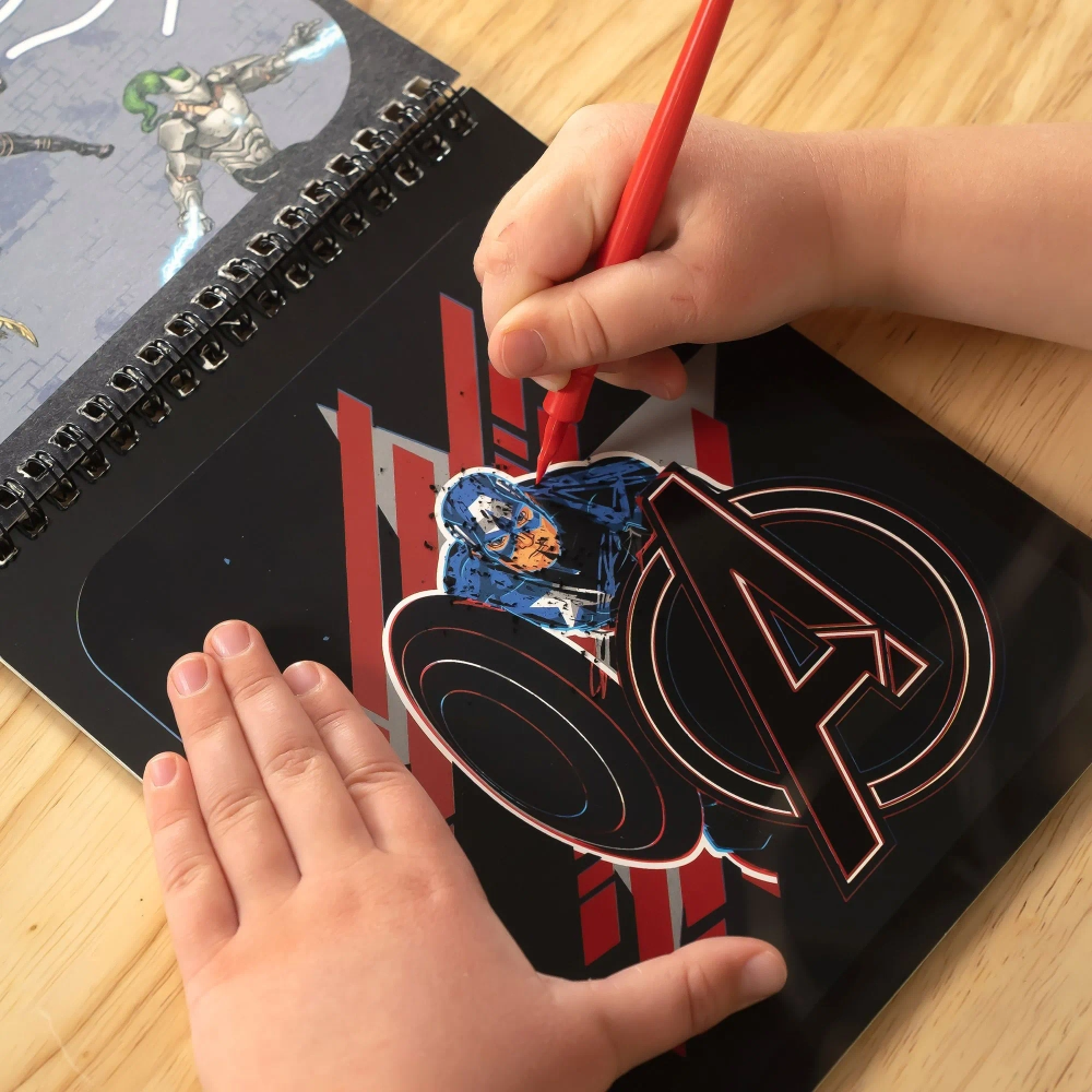 Гравюра, Марвел Мстители, 8 штук. Развивашки от 3 лет