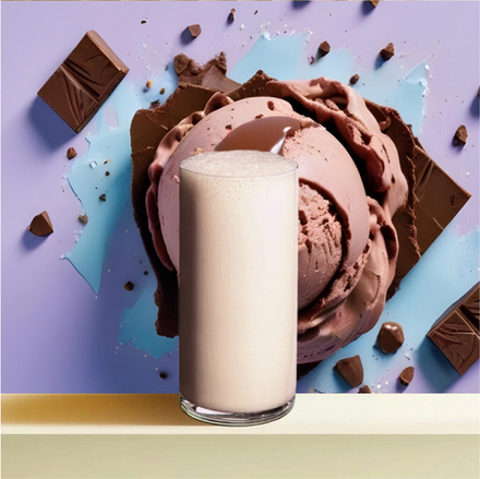 MS012 Вкусоароматическая смесь Milk Shake Шоколадный пломбир, 500гр