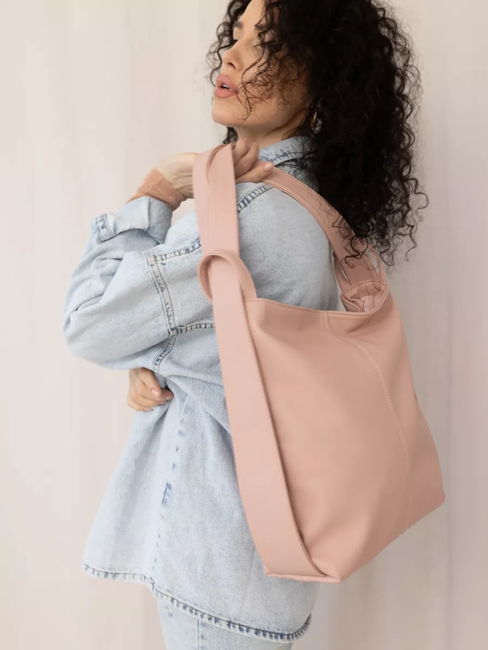 Сумка рюкзак через плечо большая трансформер