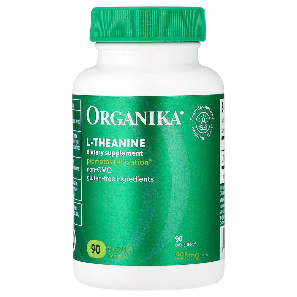 Organika, L-Theanine, 225 mg, 90 Vegetarian Capsules