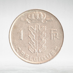 Belgium, 1 Franc (French Text), 1965, VF