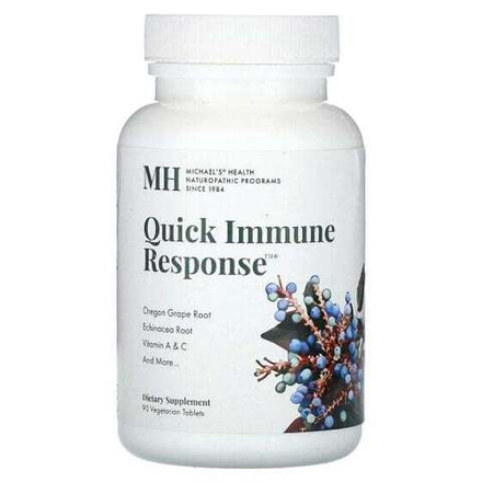 Витамин А Michael's Naturopathic, Quick Immune Response, 90 вегетарианских таблеток
