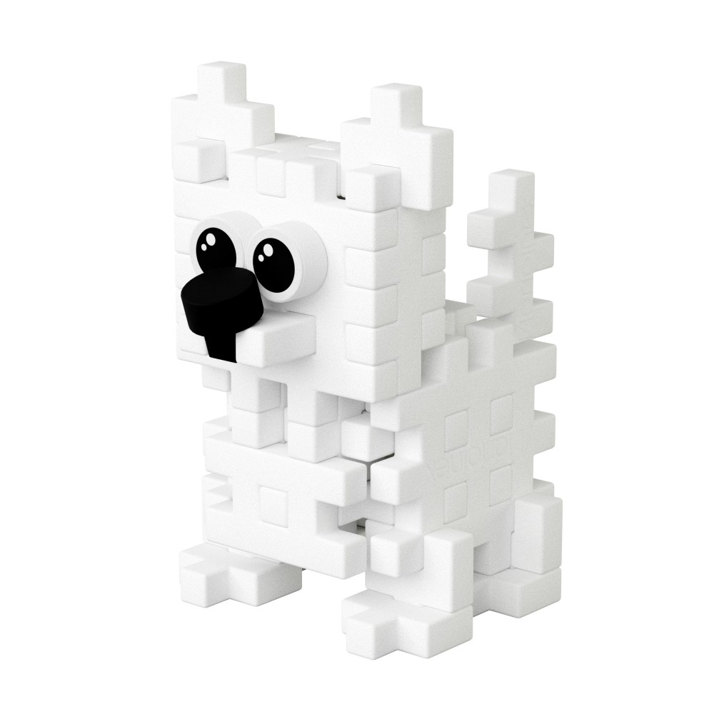 Marioinex - Мини-конструктор Waffle POCKET PETS PUPPIES Вест Хайленд Уайт Терьер 49 элементов. 907863