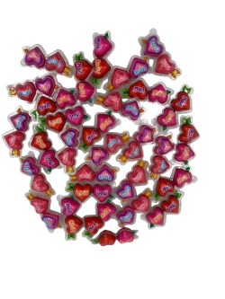Мармелад жевательный в виде сердечек , 30шт