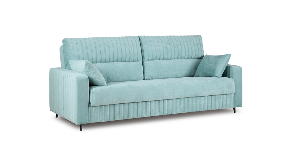 Изабель диван-кровать (велюр ментол)