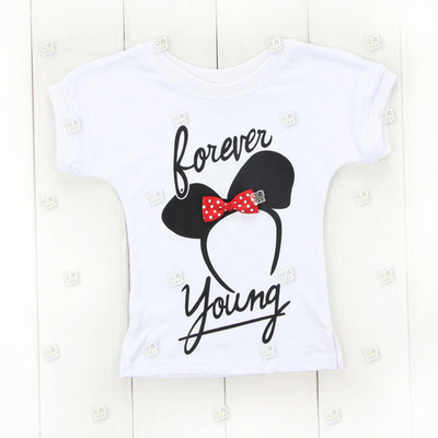 Туника-футболка детская с принтом Минни Маус