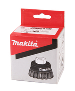 Щетка проволочная чашечная (d60 мм, толщ. проволоки 0.5 мм, пучки, металл, M14х2) Makita D-24119 M14х2 60 мм Чашечная 0,5 мм Металл Пучки витой проволоки