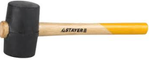 Киянка STAYER "STANDARD" резиновая черная с деревянной ручкой 340г