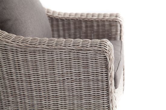 "Кон Панна" кресло из искусственного ротанга, цвет бежевый