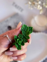 Силиконовая форма Листья Тройник