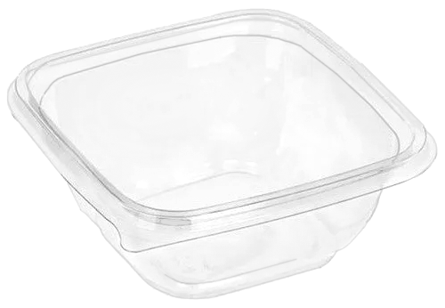 Контейнер 12/12 "Кубик" 500мл, Прозрачный (ПЭТ) Упакс-Юнити (126*126*60) 1000шт/кор