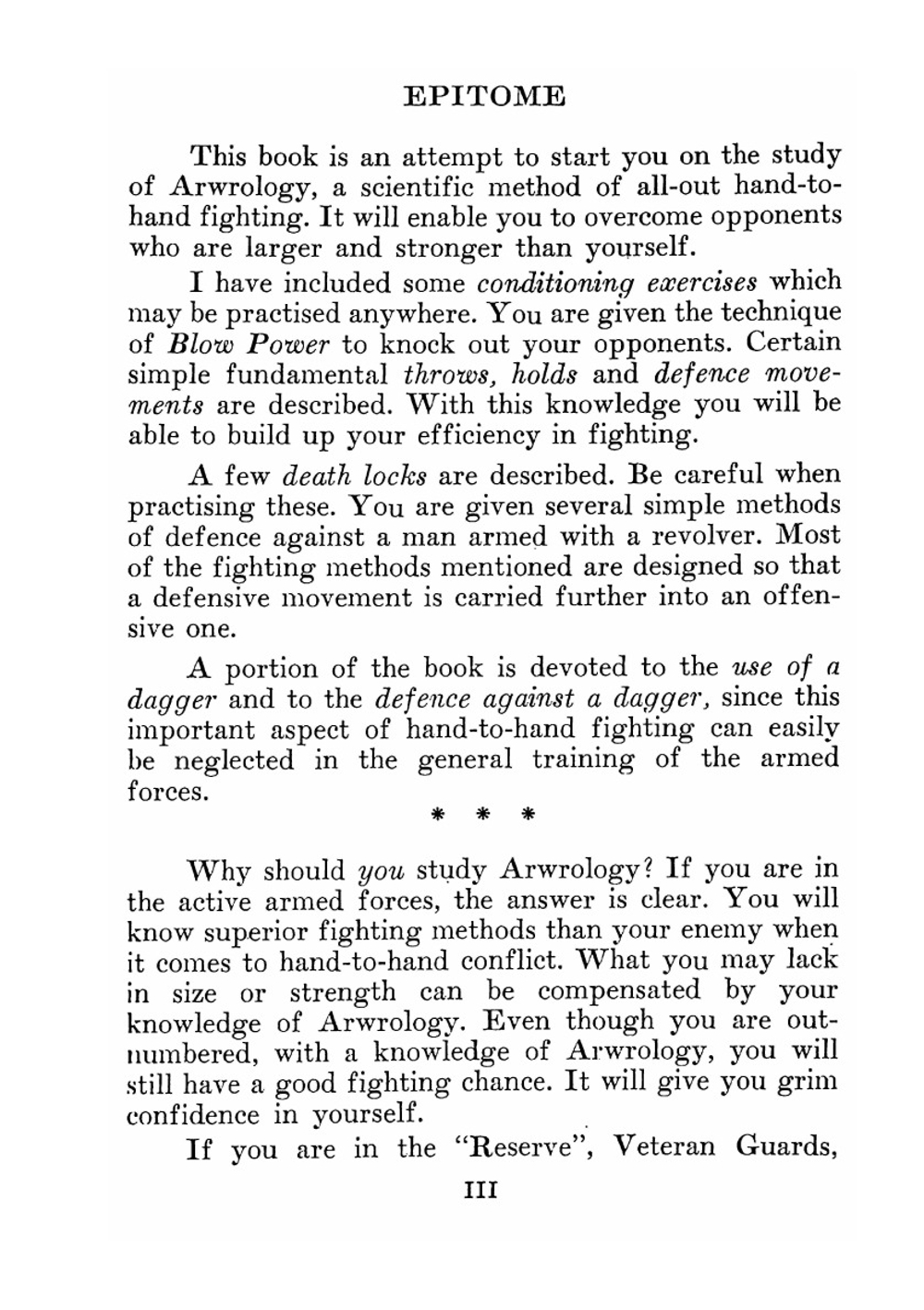 Arwrology: All-Out Hand-to-Hand Fighting. For Commandos, Military and Civilians | G. Perrigard