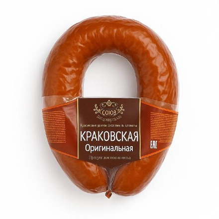 Колбаса Краковская Мясные Продукты вес