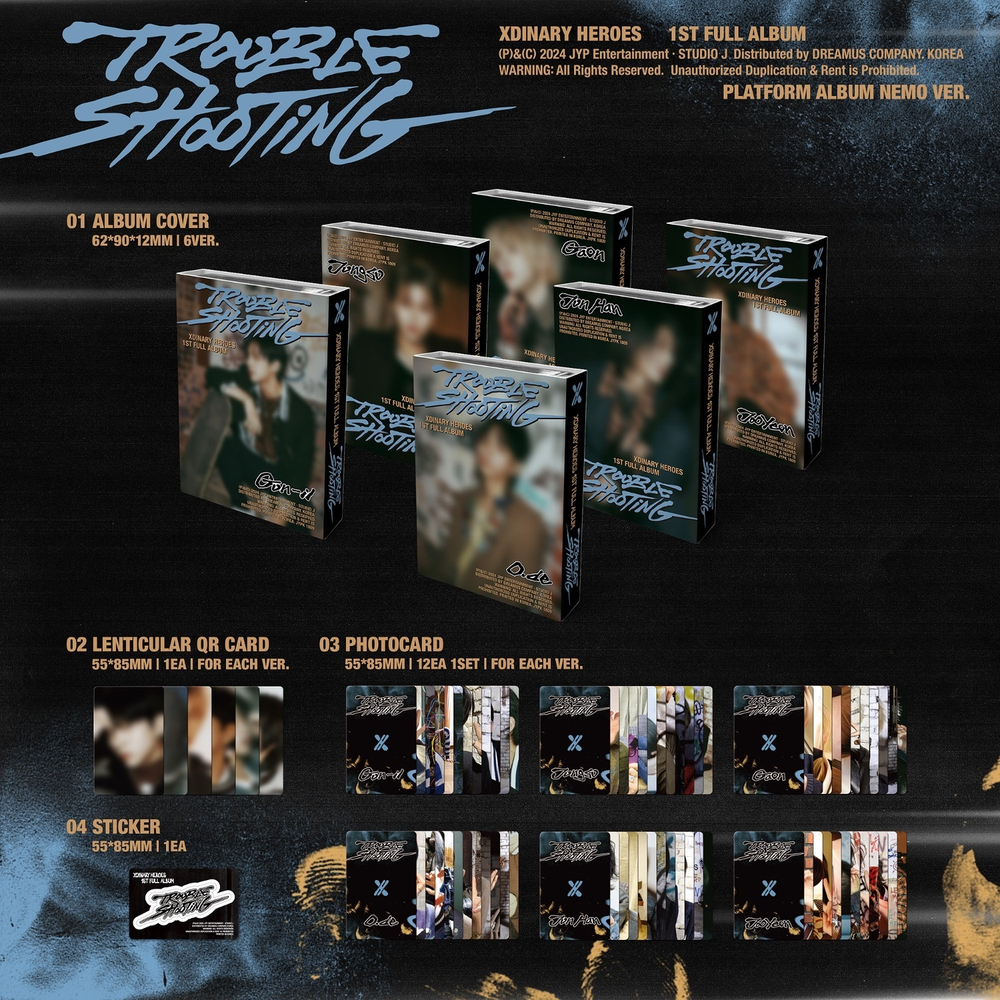 Альбом Xdinary Heroes - Troubleshooting (PLATFORM ALBUM)