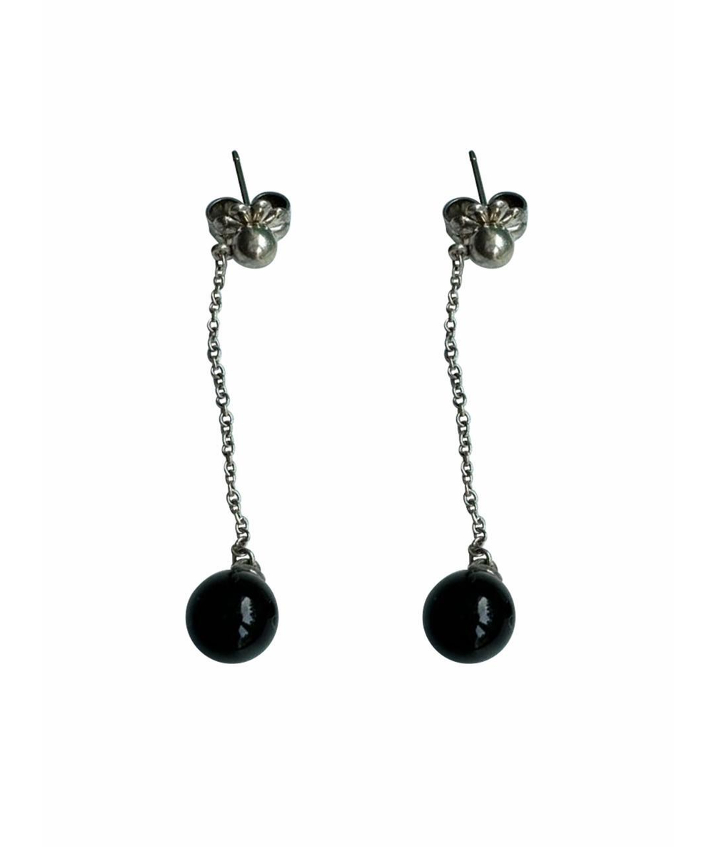 Серьги Tiffany&Co Silver Ziegfeld Drop Earrings Pierced Ear