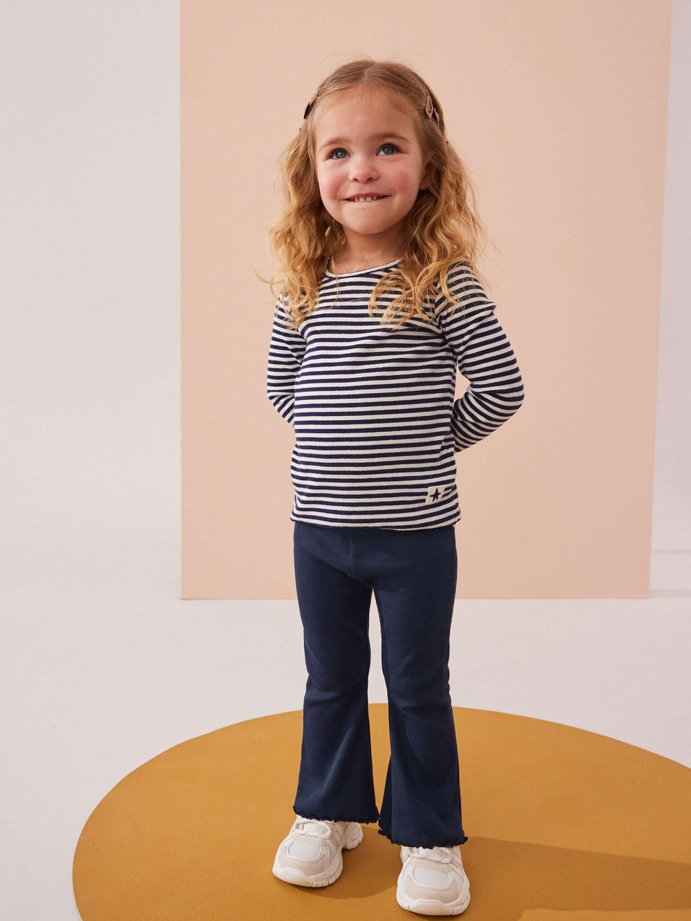 Легинсы-клеш для девочки Next 174-033, Темно-синий