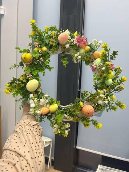 Пасхальные гнездышки и венки из натуральных веточек и сухоцветов