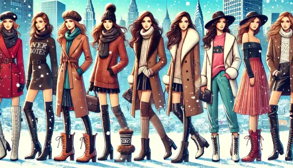 С чем носить сапоги зимой 2025: модные советы и тренды