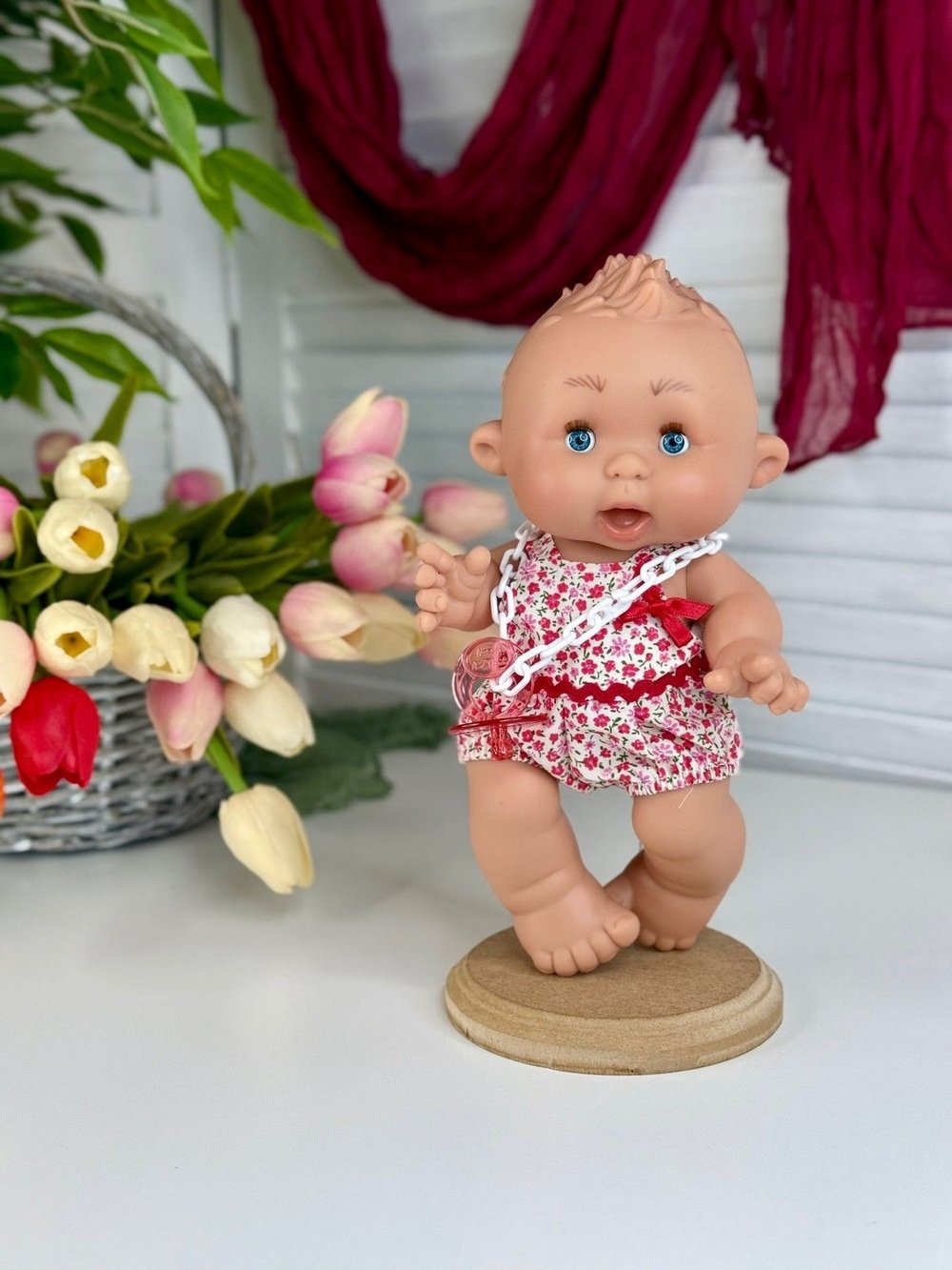 Пупс Nines 26см PEPOTE с закрывающими глазками (N814D1)