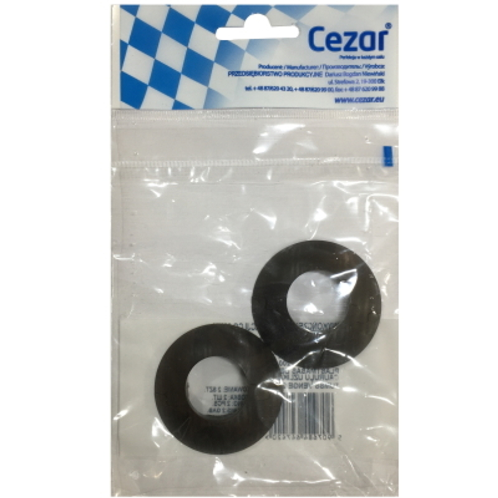 Розетта для труб Cezar D22мм 200 Венге темный (пара)