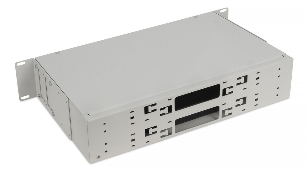 Кросс оптический стоечный  Cabeus FO-CS-19-6FP-GY