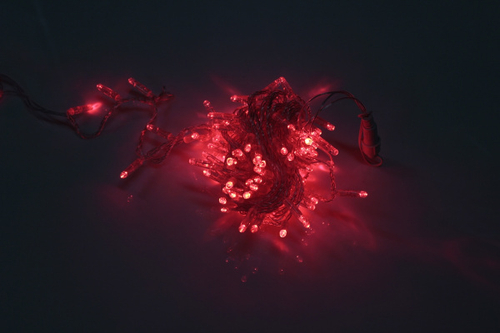 LED-PLS-200-20M-240V-R/C-F(R)-W/O, Красны/красны флэш на пр. проводе (без силового шнура)С КОЛПАЧКОМ