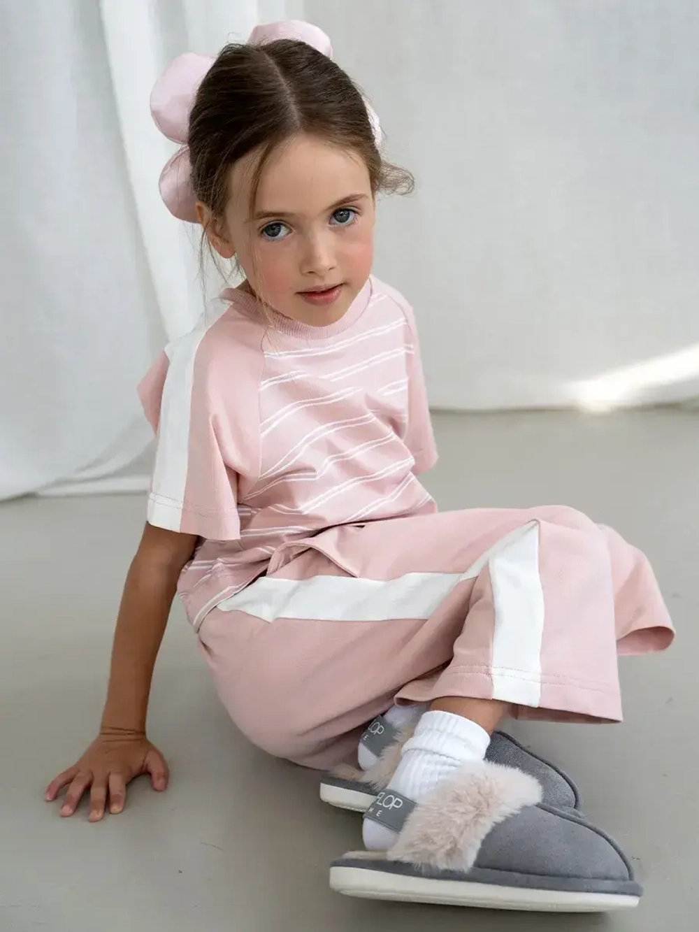 Летний костюм детский, футболка и кюлоты